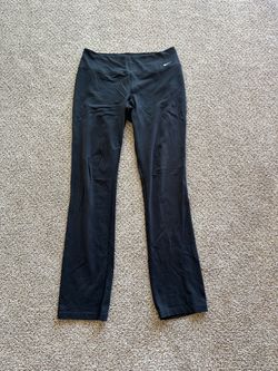 Nike Dri-FIT Women's Pull-On Athletic Leggings Black Size L  Stretch Knit
