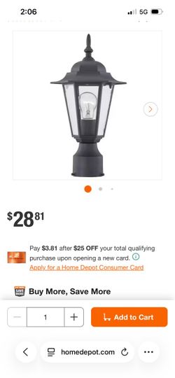 Ricco 1-Light Textured Black Outdoor π₯ON SALEπ₯