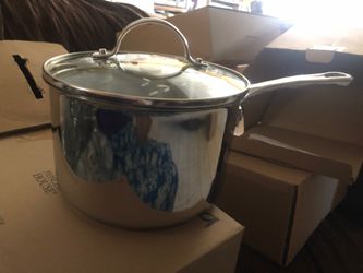 Olla de 3 qt.clasica de acero inoxidable