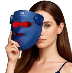 INIA GLOW 4D Wireless Red Light Therapy Mask With Dual NIR, 320 LEDs