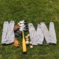 Kids Baseball And Taekwondo Equipment