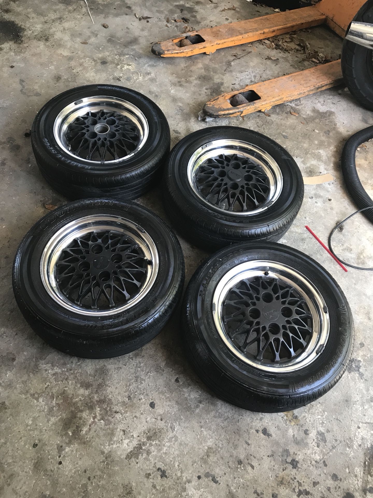 4x110 Rx7 limited edition wheels and tires