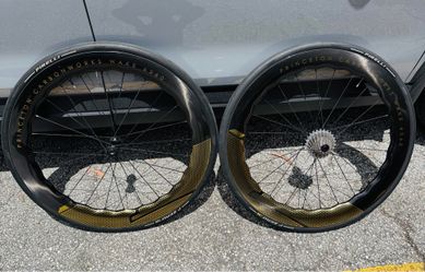 Princeton Carbon Works Wake 6560  Strada Wheels set Tubeless Road bike