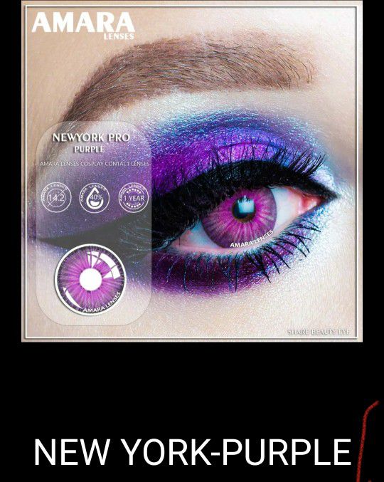 New York Purple Contact Lenses