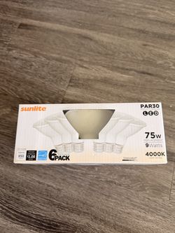 Par30 Light Bulbs 6 pack
