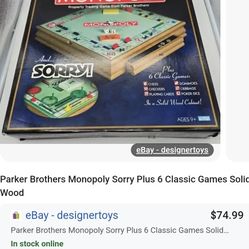 Monopoly 6 In 1 Game