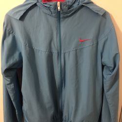 Nike Reversable Hooded Fit Dry Full Zip Blue Pink