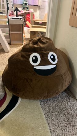 Poop Emoji Bean Bag for Kids