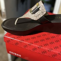Ladies Guess Wedge Sandals 