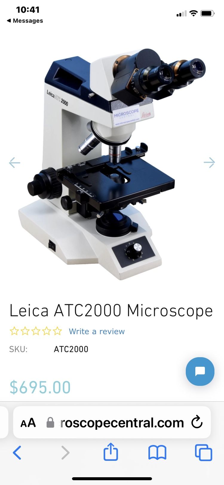 Leica ATC2000 Microscope