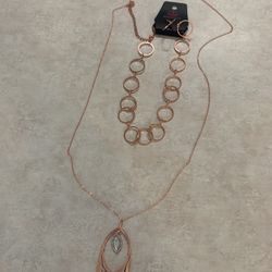 2-Rose gold Jewelry Sets