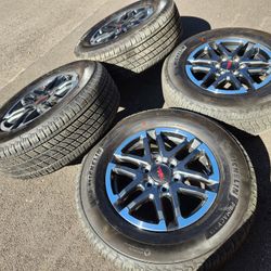 18" Toyota Tacoma 4runner trd factory gray machined wheels and tires 