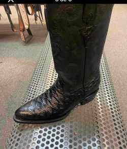 Botas vaqueras de piel para hombre