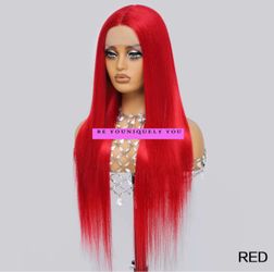 Red Frontal Lace Wig