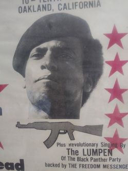 Rare Black panther Poster Original Revolutionary Intercommunal Day Of Solidarity For Bobby Seale Political Prisoners Angela Davis Huey P. Newton 