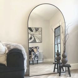 Large 79”x39” Arched Mirror