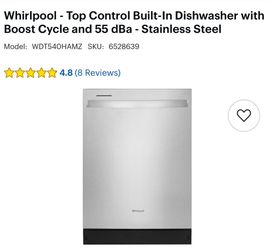 Whirlpool Dishwasher