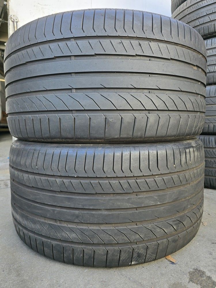 (2) 325 35 22 Continental Tires