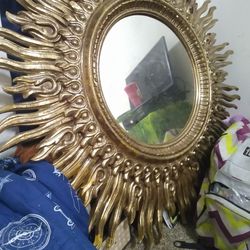 Vintage AntiqueSun Mirror