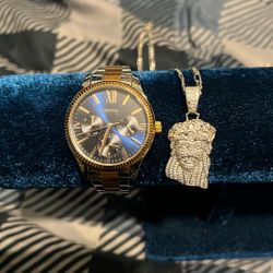 Fossil Watch N 925 Silver Jewelry 