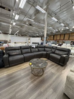 Costco Wylder Top Grain Leather Power Recliner 