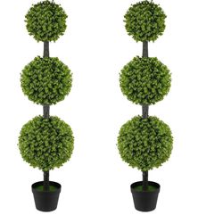 2 Pack Artificial Topiary 