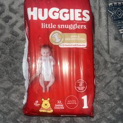 32 count size 1 Huggies 