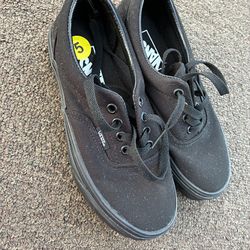 Black vans shoes
