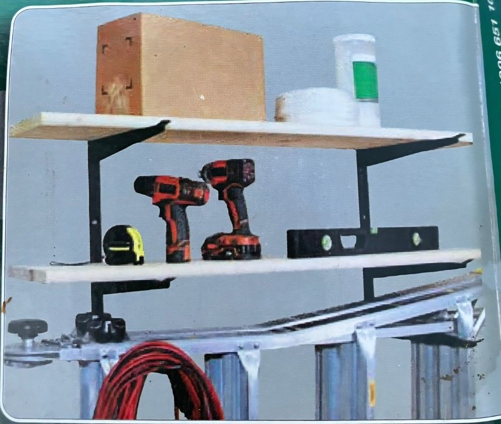 Heavy-Duty Wall Mounted 3-Tier Storage Rack Brand New