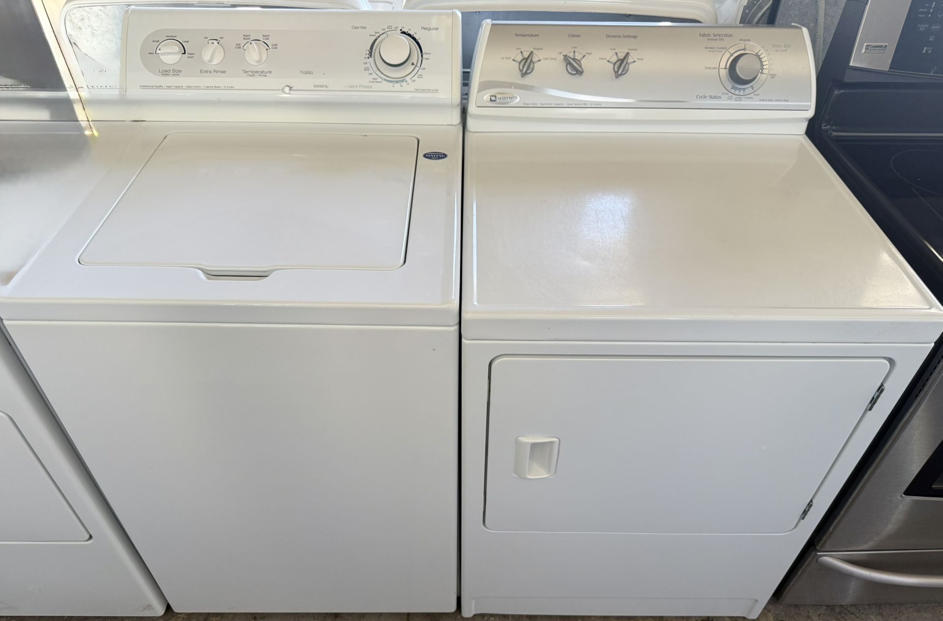 Washer and Dryer Set All Mechanical