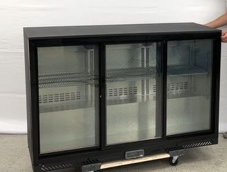 NSF Merchandiser Beverage back bar cooler slide door BBT350S
