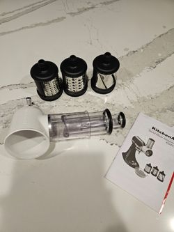 KitchenAid shredded/slicer attachment
