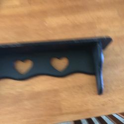 Black Heart Shelf 