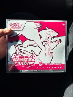 White Flare Pokemon Center Etb