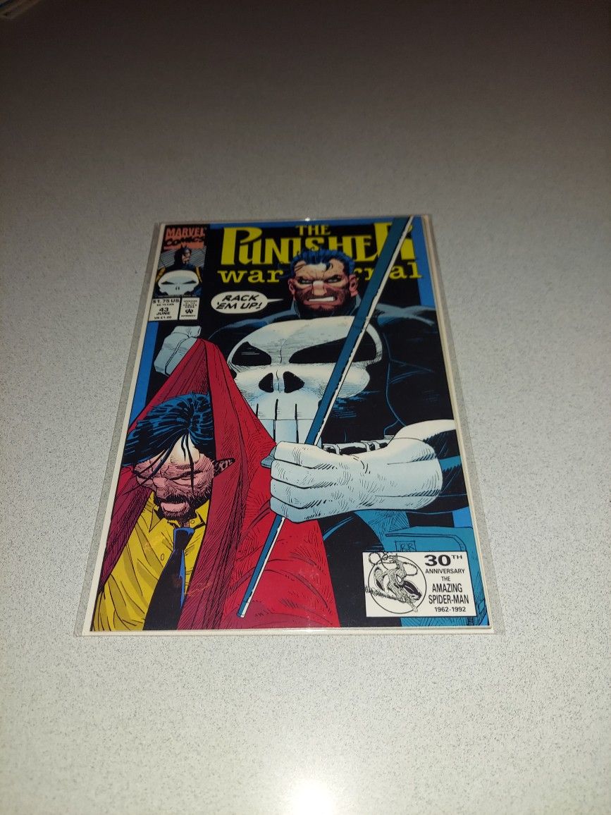 1992 THE PUNISHER WAR JOURNAL #43 COMIC BAGGED AND BOARDED