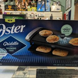 Brand New Oster Griddle With Warming Tray 