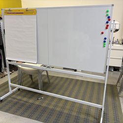 Big rolly white board