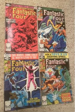 Lot of 4 Fantastic Four comics