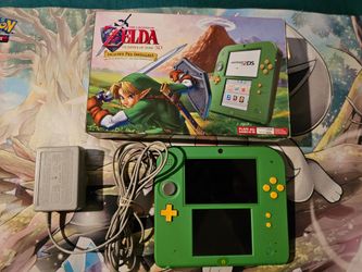 Nintendo 2DS Legend of Zelda Ocarina of Time 3D Green Console w/ Box