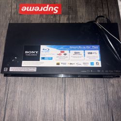 Sony BDP-S370 Blu-ray Player Disc DVD CD No Remote Control TESTED WORKS! Usb