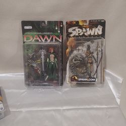 Dawn & Spawn Figures Brand New In Boxes