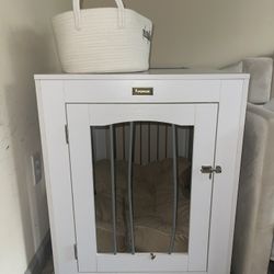 Large White Dog Crate