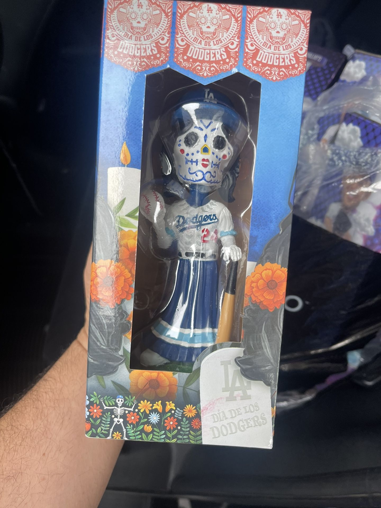 DIA DE LOS MUERTOS DODGERS 2024 $65 Each Bobble head