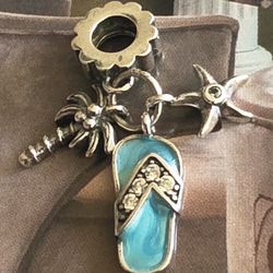 Pandora Fun In The Sun  Flip Flop Charm