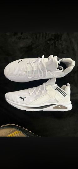 Puma White Low-Top Sneakers