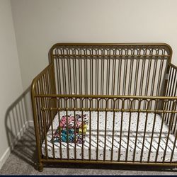 Baby Convertible Crib - Gold