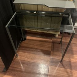 Nice Glass And Metal Desk