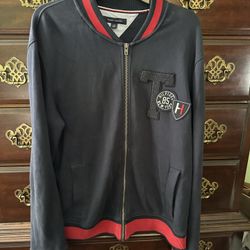 Tommy Hilfiger Jacket/sweater Zip Up Large 