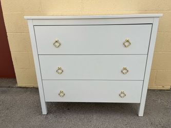 White dresser
