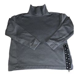 Nike Therma Mock-neck Training Sweatshirt Gray Heather Women's Size XS